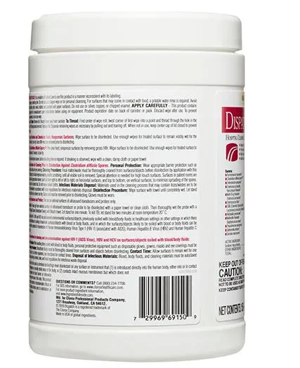 150 Clorox Dispatch® Hospital Cleaner Disinfectant Towels with Bleach PACK OF 8- Kills Covid 19 per CDC