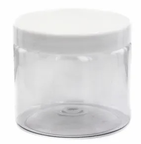 16oz Plastic Jar with Screw Lid