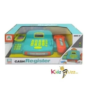 18Pcs Children's Toy Cash Register, For 3 years Above  Cash Register Till