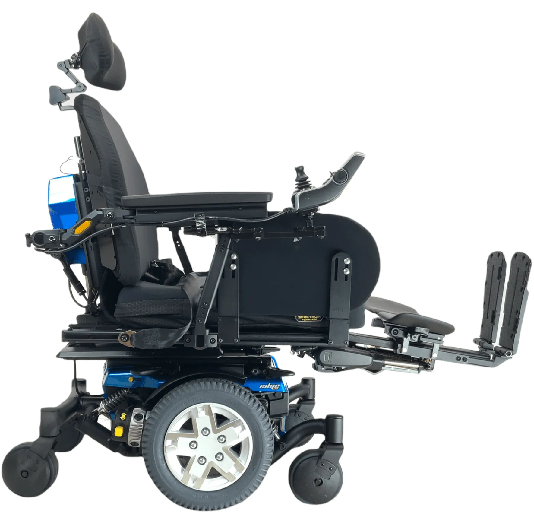2018 Quantum Q6 Edge HD Bariatric Rehab Power Wheelchair | 23 x 24 Seat | Tilt, Recline, Power Legs | Only 6 Miles!