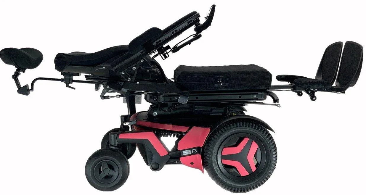 2020 Permobil F3 Rehab Power Chair | 0 Miles! |  Tilt, Recline, Power Legs, Seat Elevate | 17 x 18 Seat