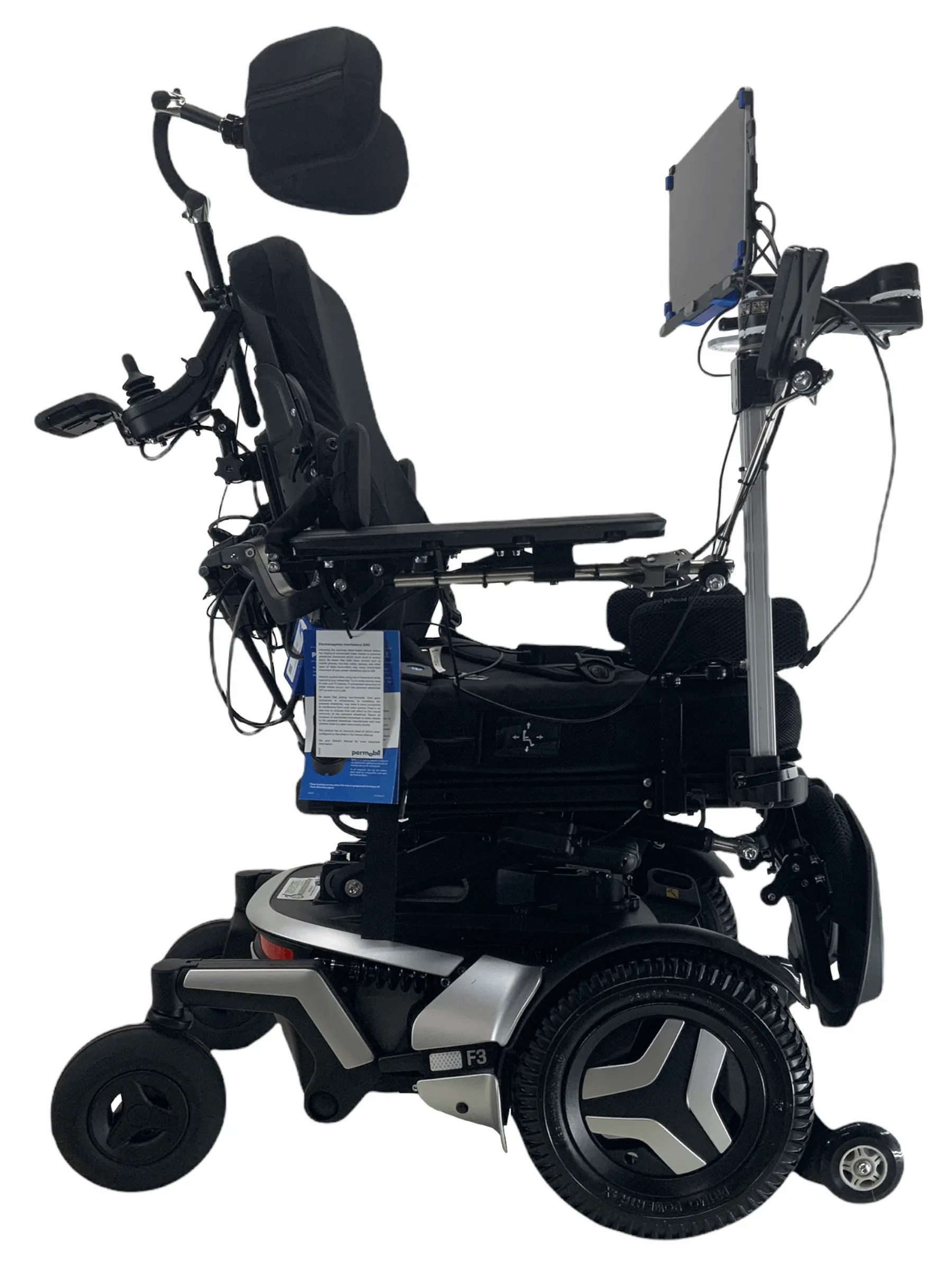 2020 Permobil F3 Rehab Power Chair | EYE-Control Ability Drive Function! | Seat Elevate, Tilt, Recline, Power Legs | Only 6 Miles!