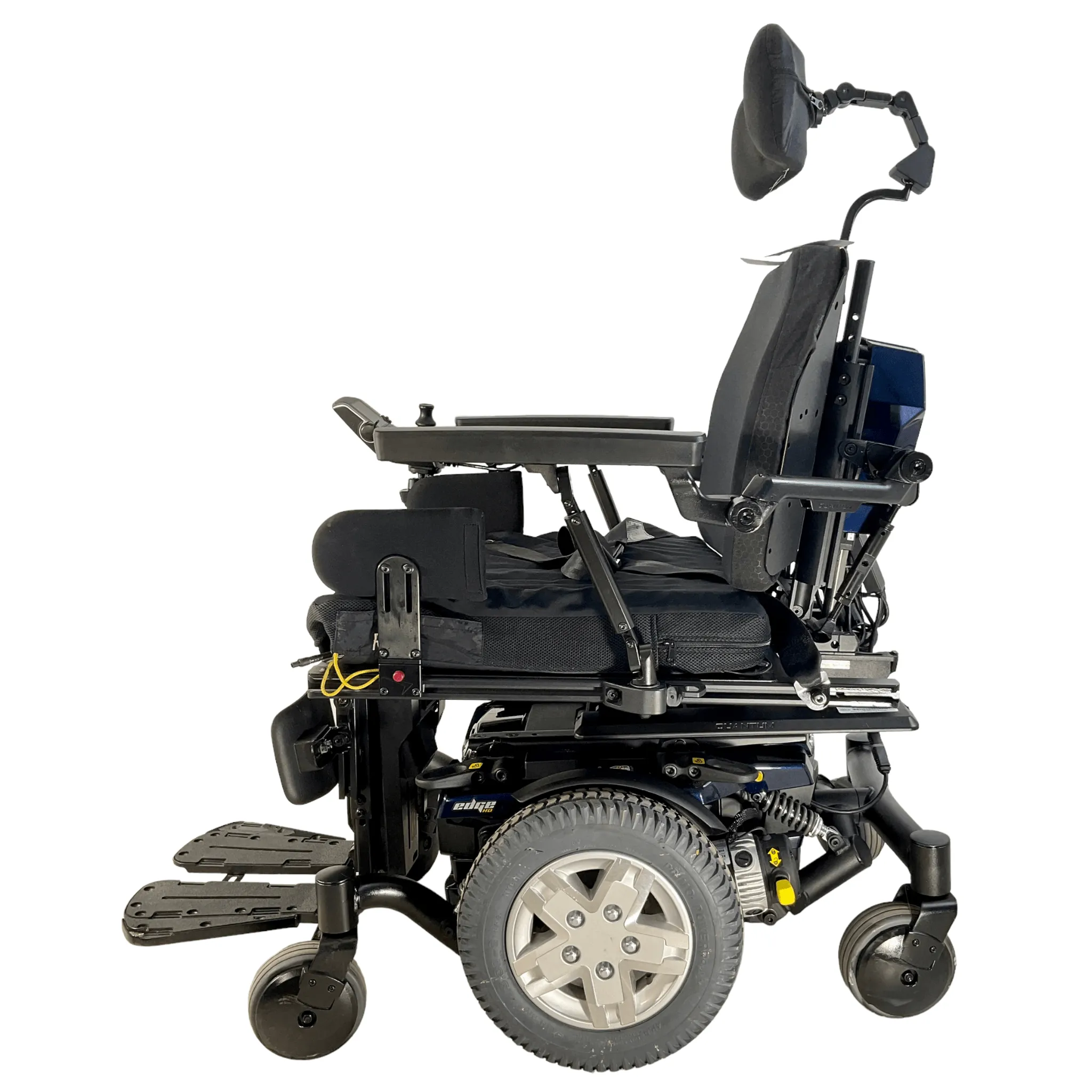 2020 Pride Mobility Quantum Q6 Edge HD Bariatric Power Chair | 22 x 22 Seat |  Transit Kit, Thigh Supports