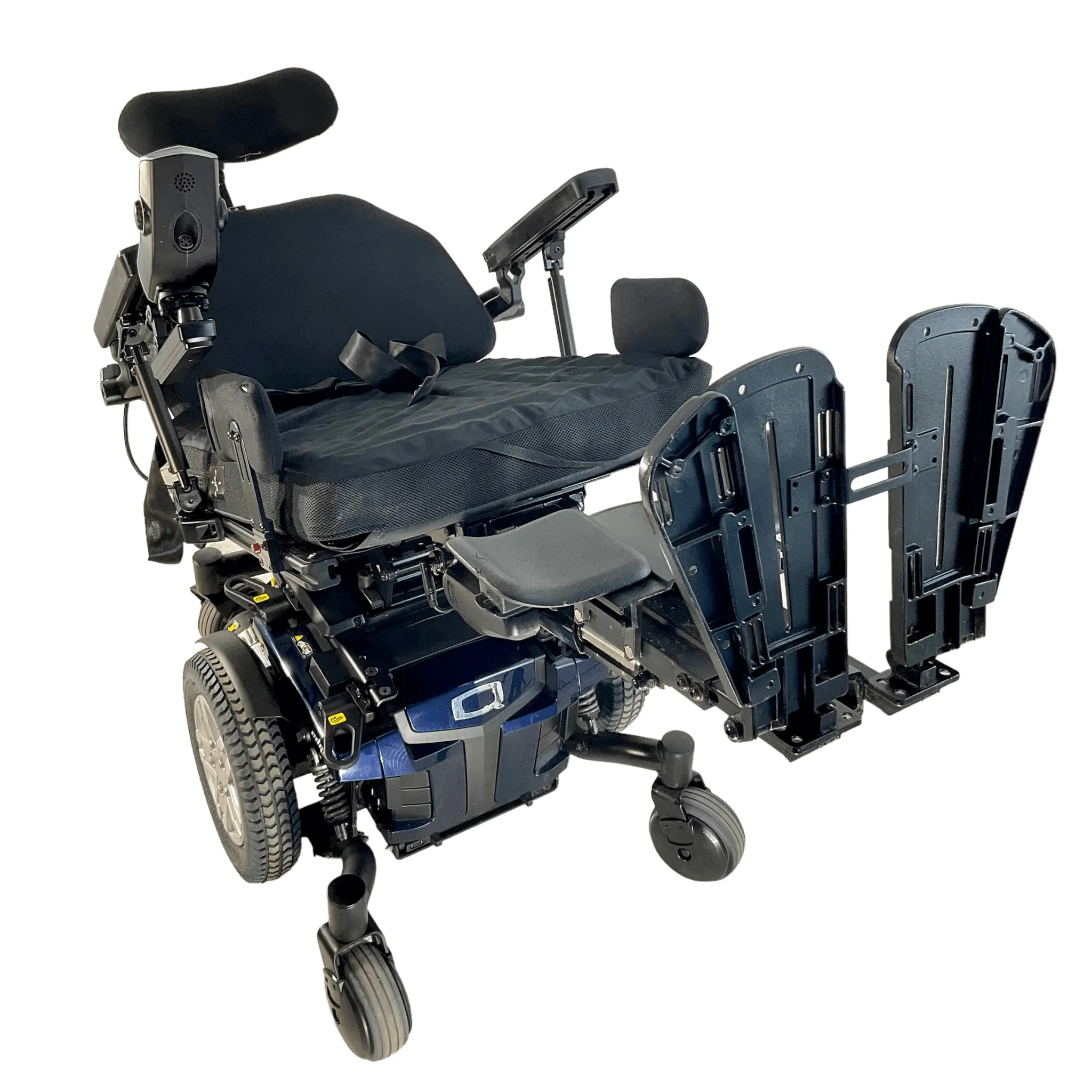 2020 Pride Mobility Quantum Q6 Edge HD Bariatric Power Chair | 22 x 22 Seat |  Transit Kit, Thigh Supports