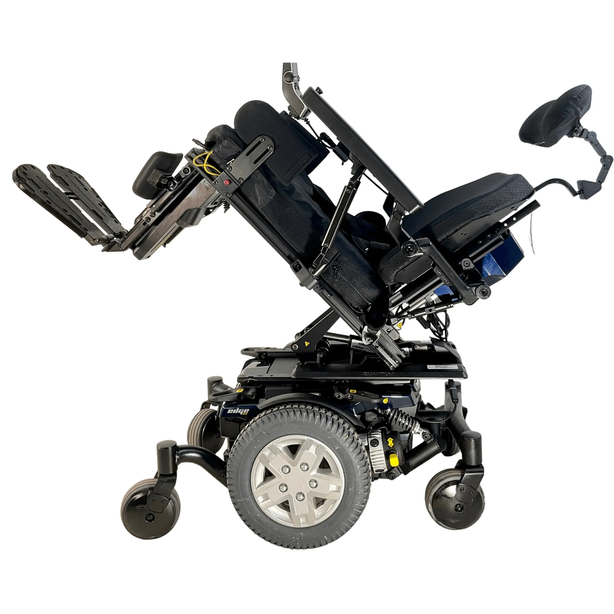 2020 Pride Mobility Quantum Q6 Edge HD Bariatric Power Chair | 22 x 22 Seat |  Transit Kit, Thigh Supports