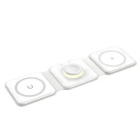 3 in 1 Magnetic Wireless Charger for iPhone, Apple Watch, and AirPods