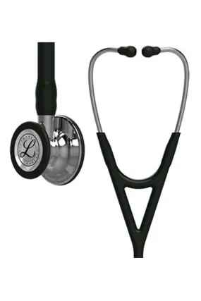 3M™ Littmann® Cardiology IV™ Diagnostic Stethoscope, Mirror-Finish Chestpiece and Stem, Black Tube, Stainless Headset, 27 inch, 6177 3M™ Littmann® Cardiology IV™ Diagnostic Stethoscope, Mirror-Finish Chestpiece and Stem, Black Tube, Stainless Headset, 27 inch, 6177