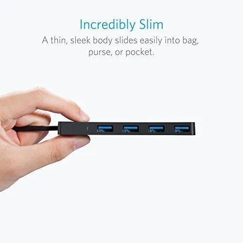 4 Port USB 3.0 Ultra Slim Hub