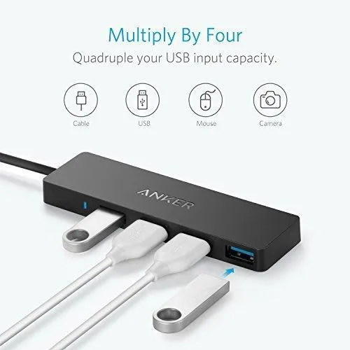4 Port USB 3.0 Ultra Slim Hub