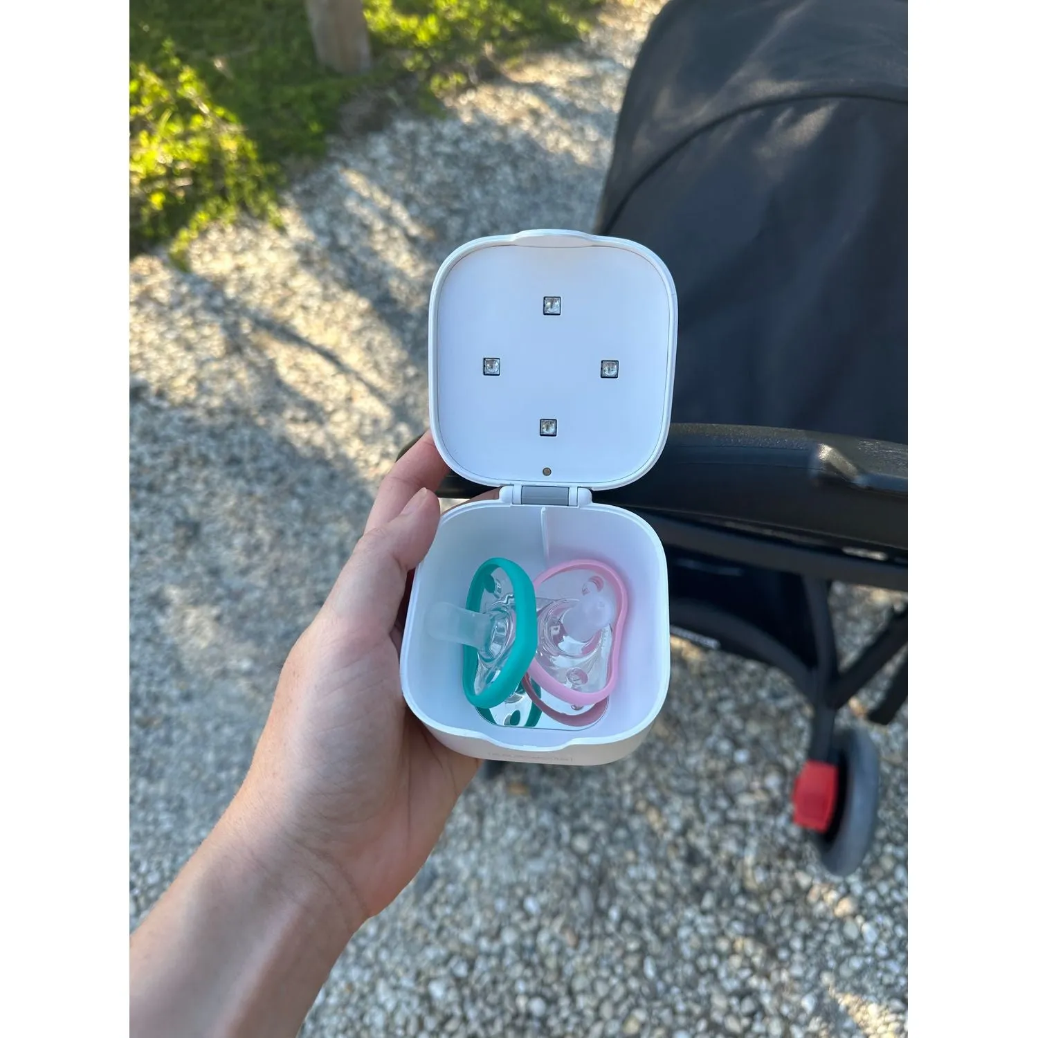59S UV Sterilising PaciPod - White