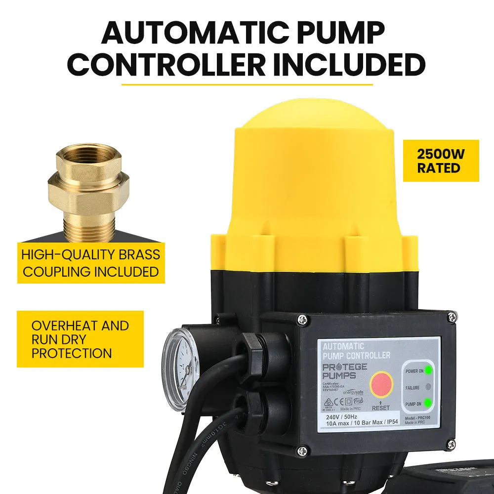 64m Head Multi-Stage Water Pump, 9000L/Hr Flow - Protege