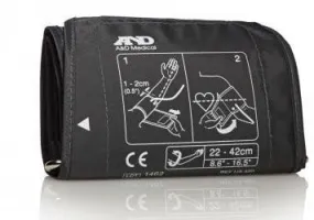 A&D LifeSource UA-420 Medical Replacement Blood Pressure Cuff, Wide-Range