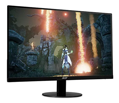 Acer SB230 Bbix 23" Full HD (1920 x 1080) IPS Ultra-Thin Zero Frame Monitor with AMD Radeon FREESYNC Technology - 1ms | 75Hz Refresh (HDMI & VGA ports), Black