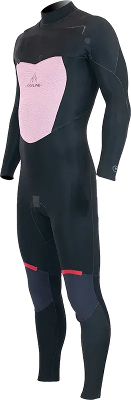 Alder Torch FX 5/4 Chest Zip Black & Blue Wetsuit