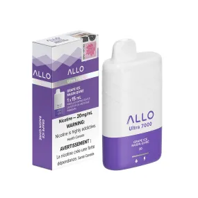 Allo Ultra 7000 Grape Ice Disposable Vape Pen