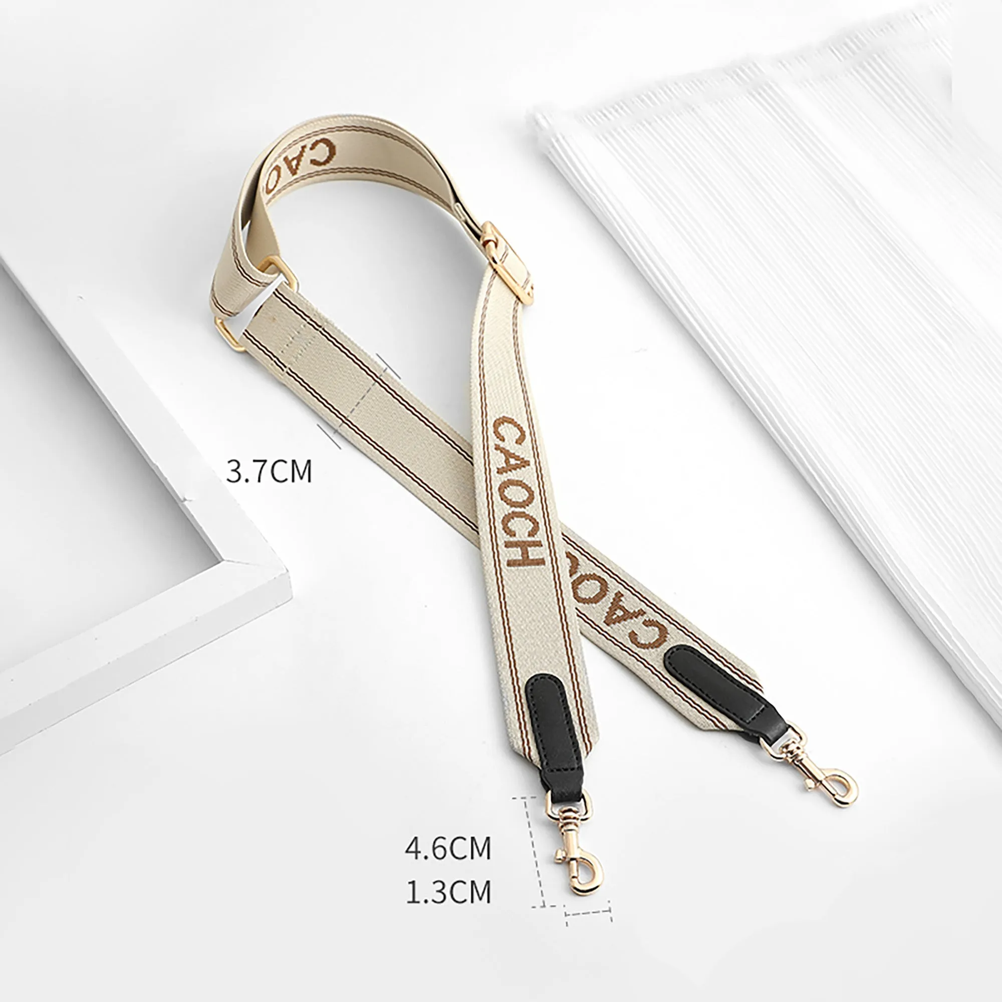 Applicable to Coach tote bag, shoulder strap, bucket bag replacement, pressure-reducing wide canvas backpack strap accessory.