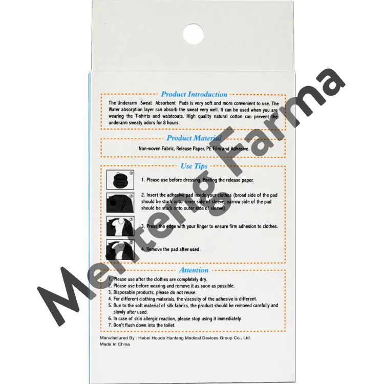 Armpit Underarm Pad Hodaf 2 Pcs - Pembalut Penyerap Keringat Ketiak Anti Basah