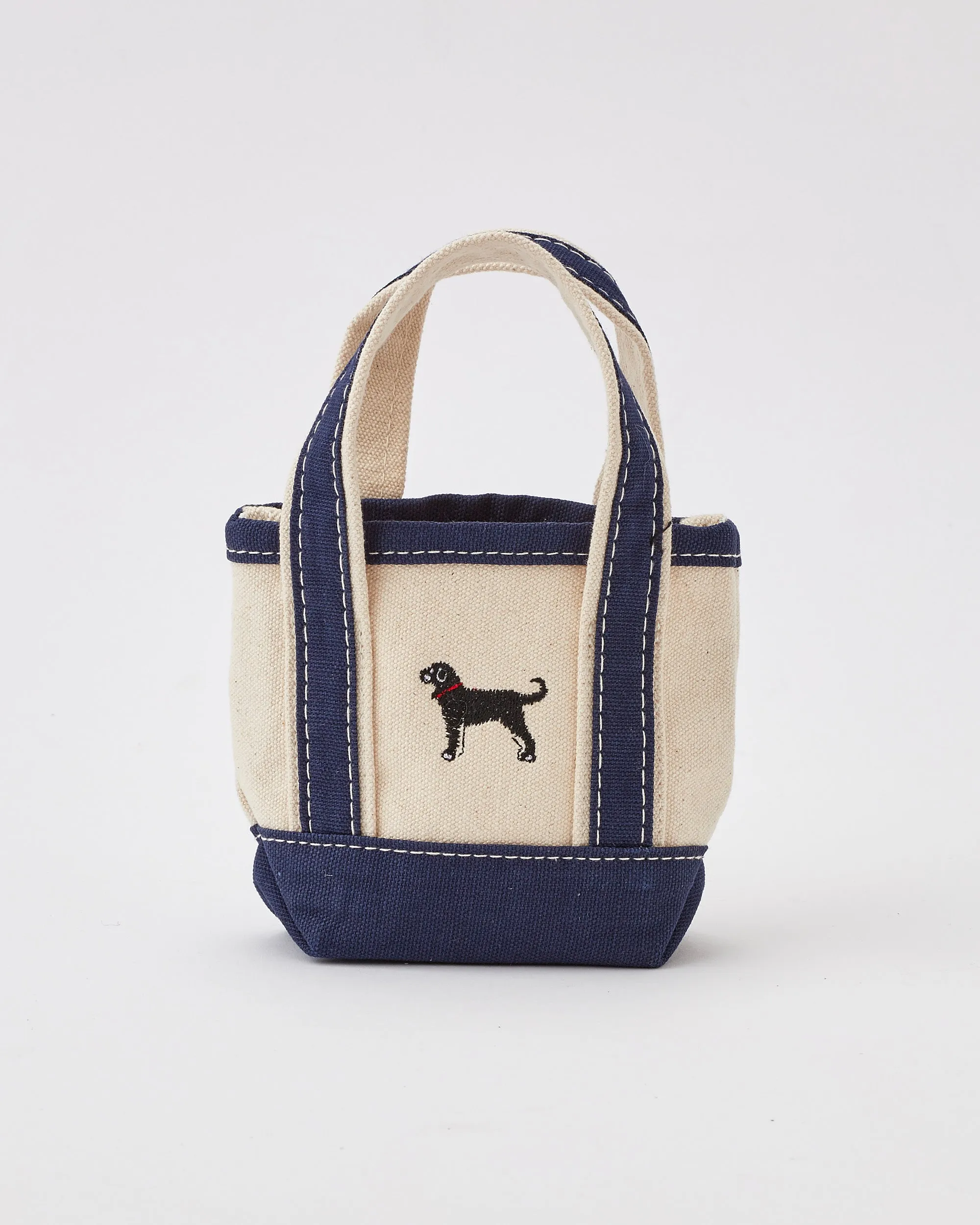 Black Dog Mini Boat Tote