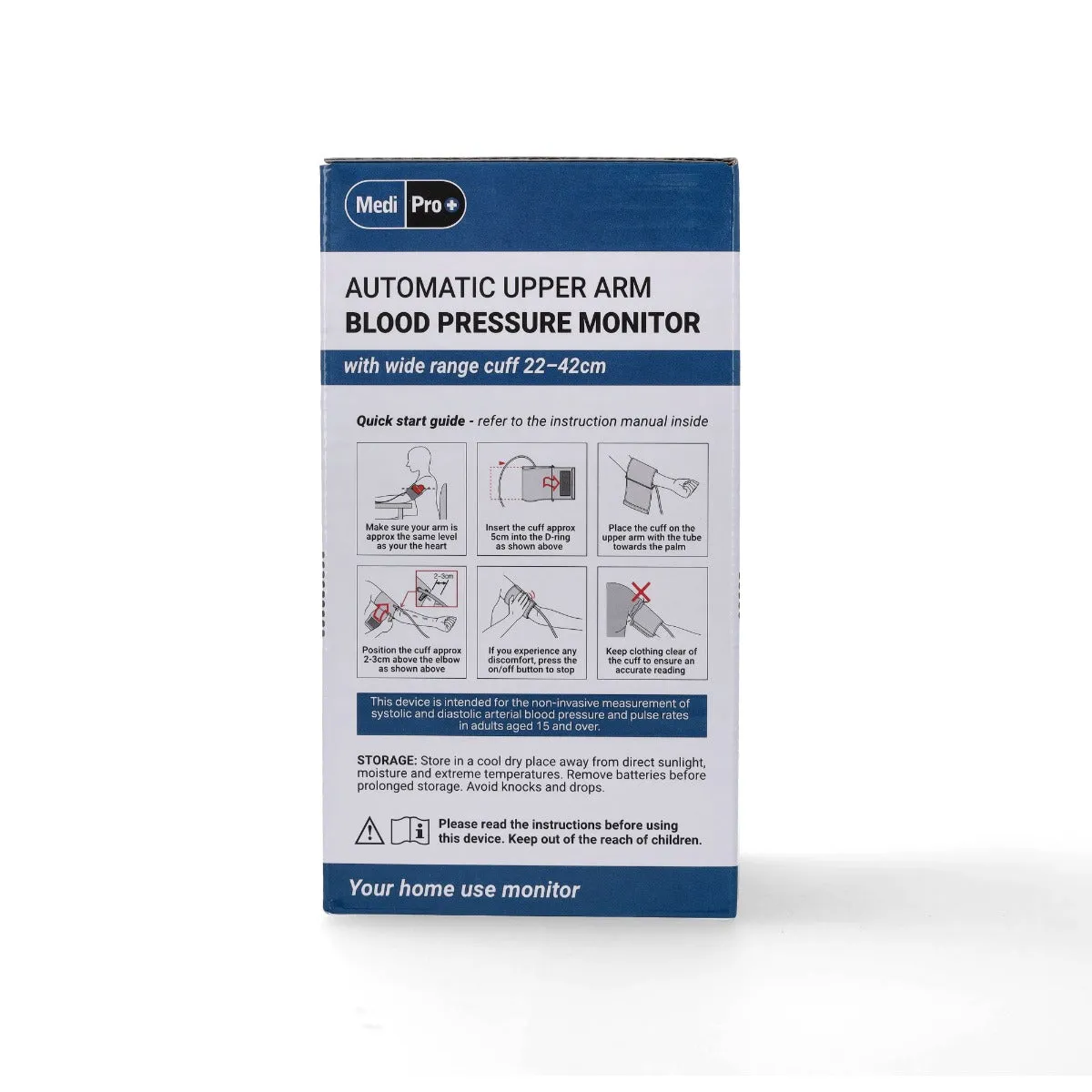 Blood Pressure Monitor - Upper Arm Device For Home Use