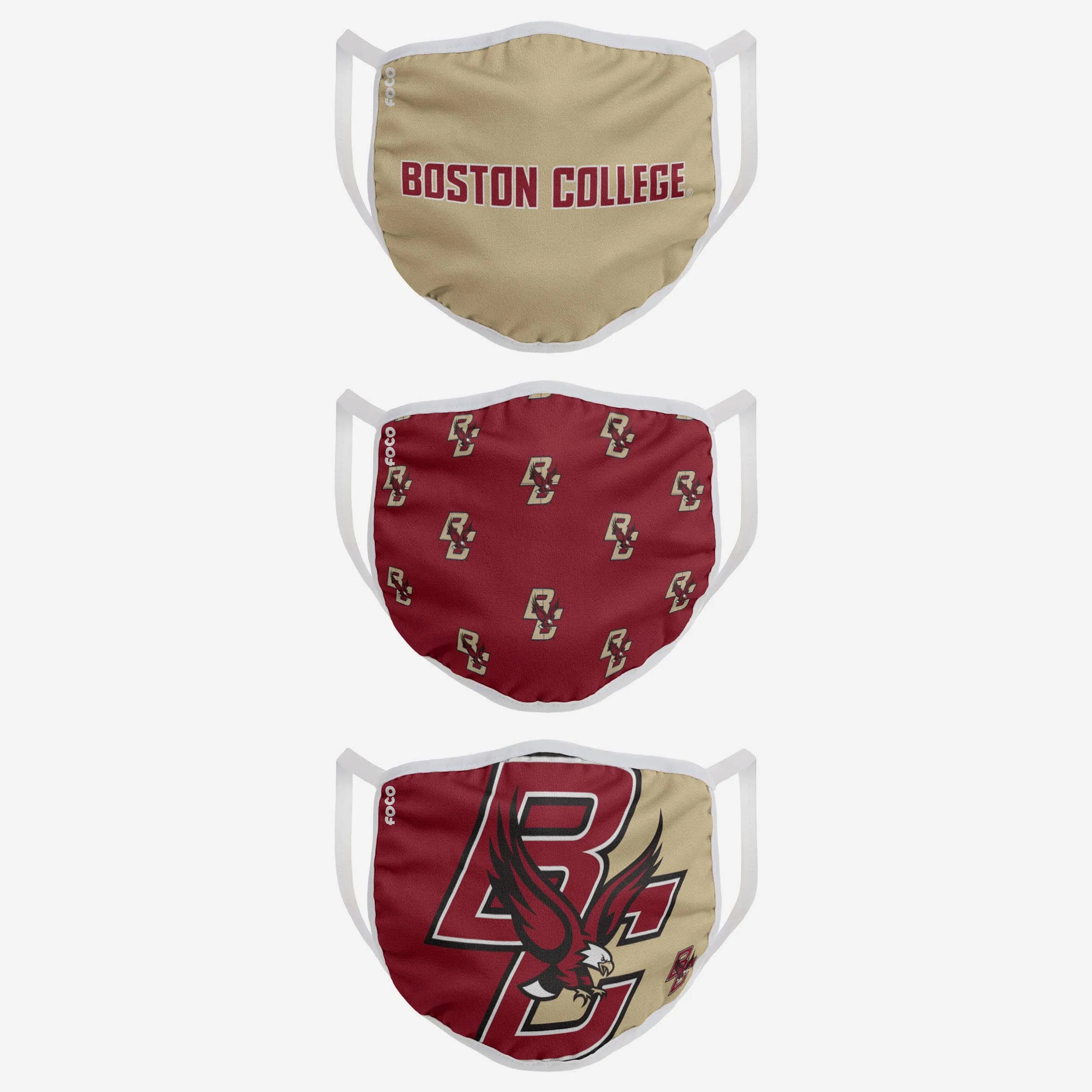 Boston College Eagles 3 Pack Face Cover