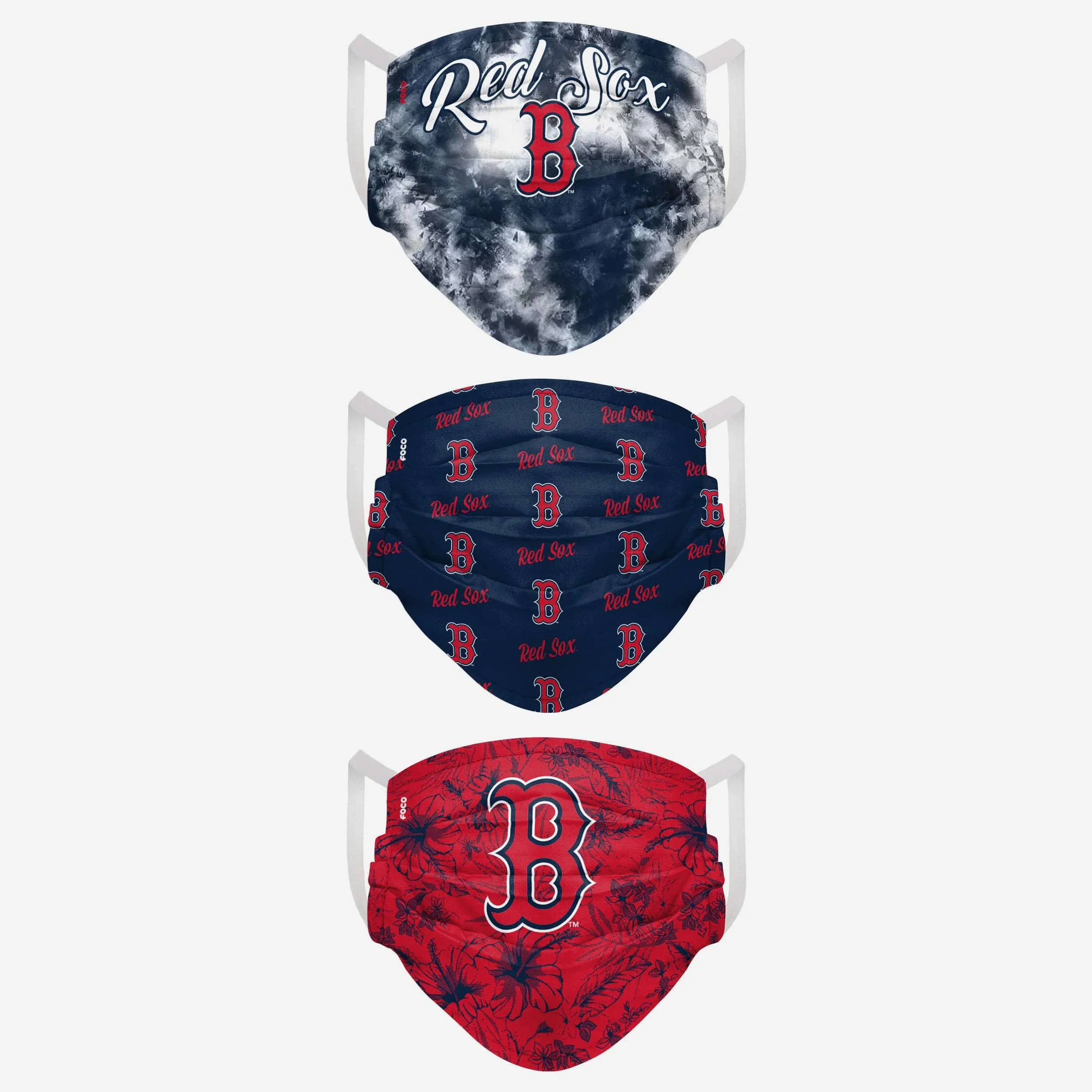 Boston Red Sox Womens Matchday 3 Pack Face Cover