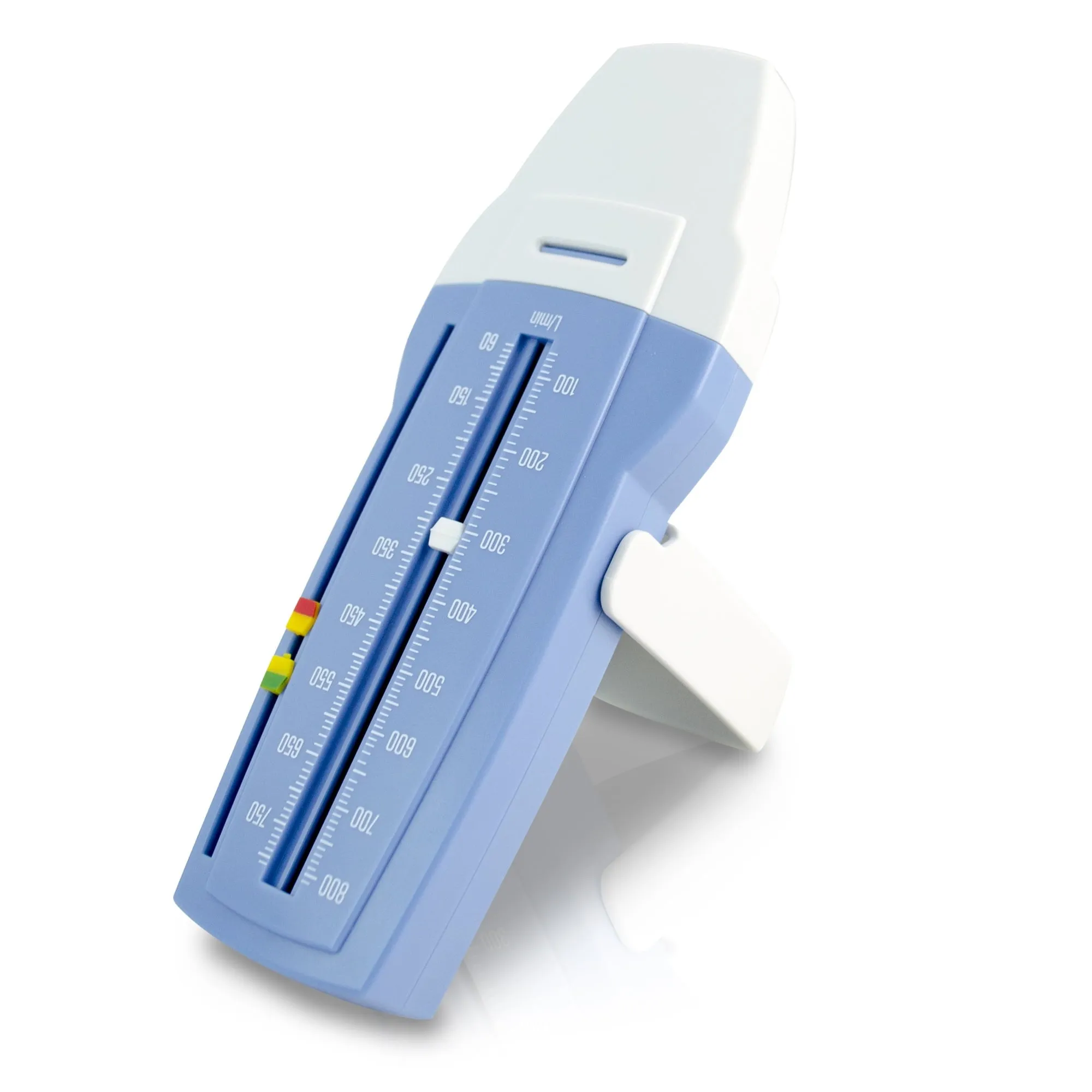 breathewell® Lung Performance Peak Flow Meter Handheld Medical Device, Measures Peak Expiratory Flow (PEF) Rate, Measure Lung Performance, Record Readings Using Included Paper Log, Three Zone markers