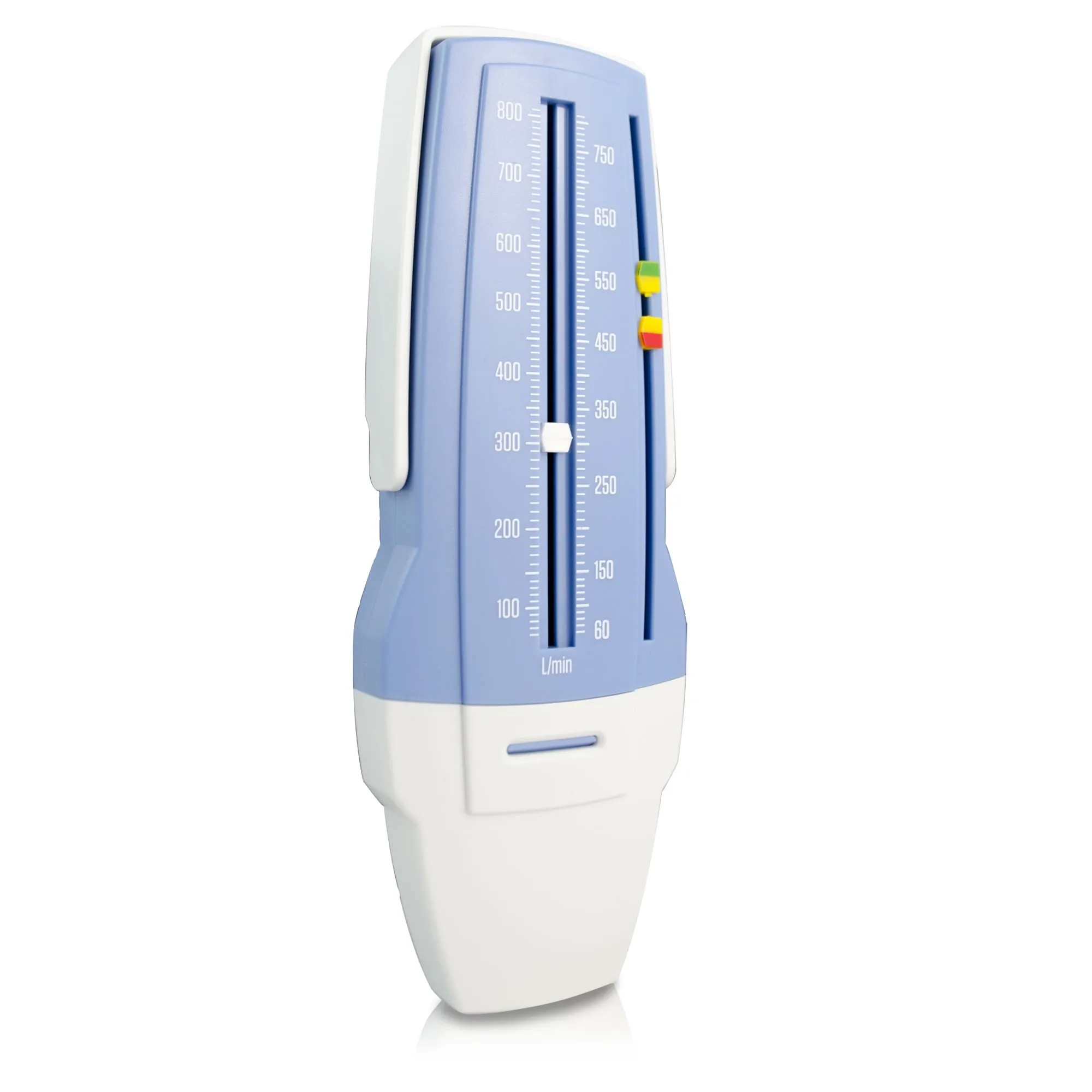 breathewell® Lung Performance Peak Flow Meter Handheld Medical Device, Measures Peak Expiratory Flow (PEF) Rate, Measure Lung Performance, Record Readings Using Included Paper Log, Three Zone markers
