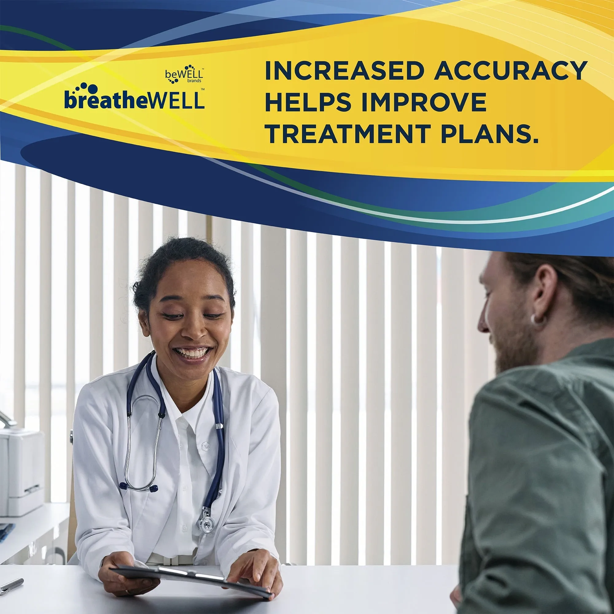 breathewell® Lung Performance Peak Flow Meter Handheld Medical Device, Measures Peak Expiratory Flow (PEF) Rate, Measure Lung Performance, Record Readings Using Included Paper Log, Three Zone markers