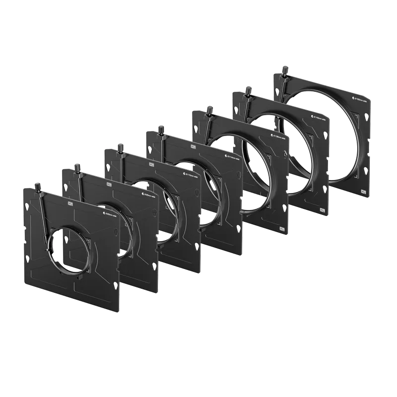 Bright Tangerine 6x6" Frame Safe Clamp Adapter (95mm)