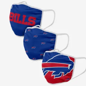 Buffalo Bills 3 Pack Face Cover