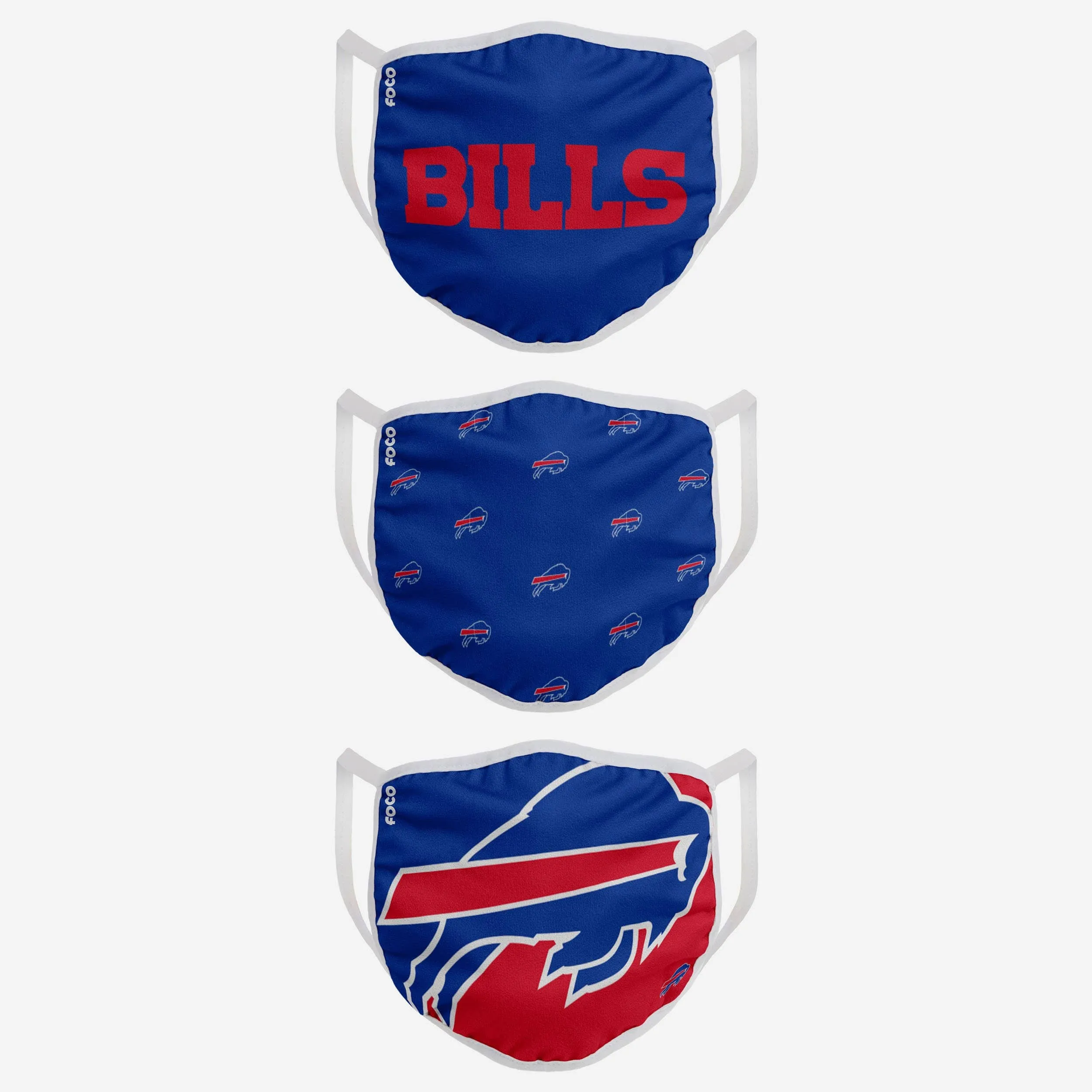 Buffalo Bills 3 Pack Face Cover