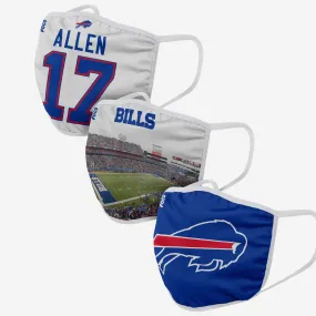 Buffalo Bills Fan Fest 3 Pack Face Cover