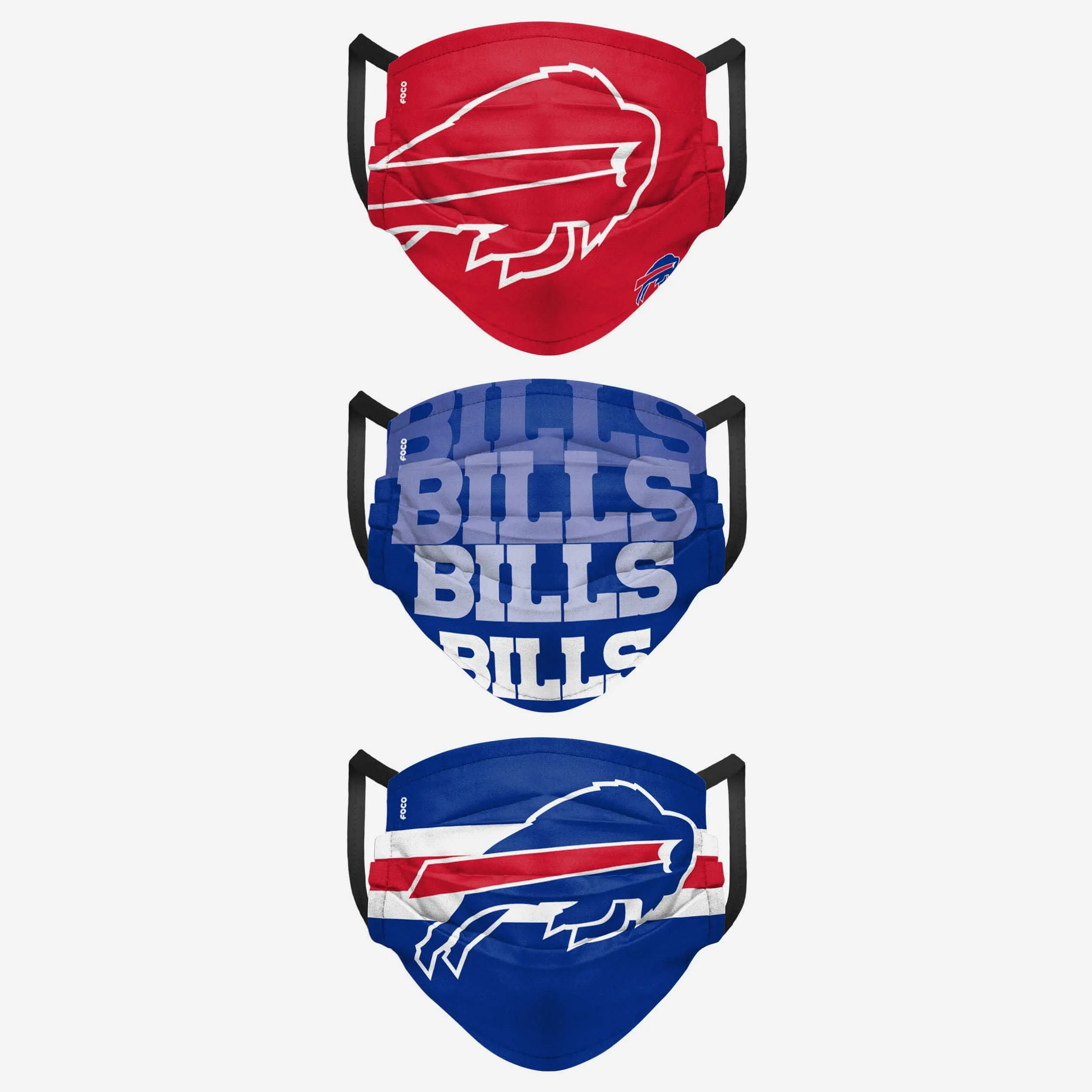 Buffalo Bills Matchday 3 Pack Face Cover