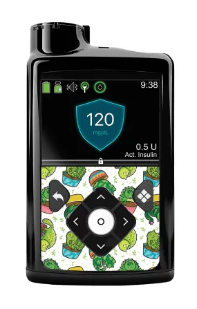 Cactus Cat Sticker for Medtronic MiniMed 770G & 780G