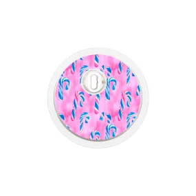 Candy Canes Sticker Designed for the FreeStyle Libre 3 Sensor
