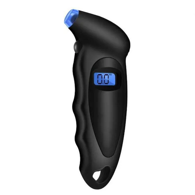 Car Tire Air Pressure Gauge with Backlight and LCD Display