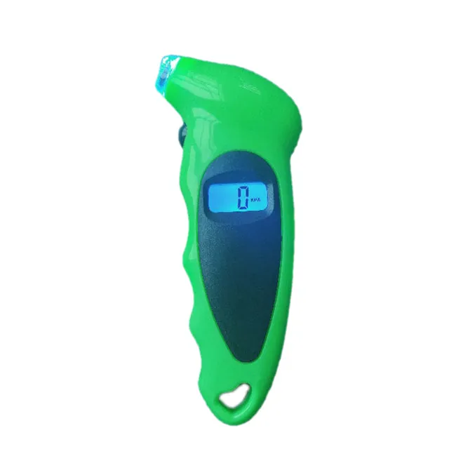 Car Tire Air Pressure Gauge with Backlight and LCD Display
