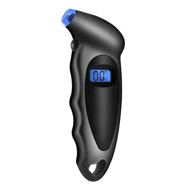 Car Tire Air Pressure Gauge with Backlight and LCD Display