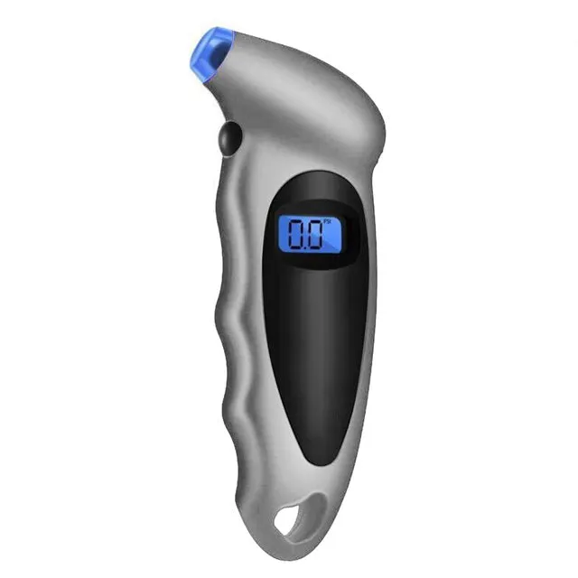 Car Tire Air Pressure Gauge with Backlight and LCD Display