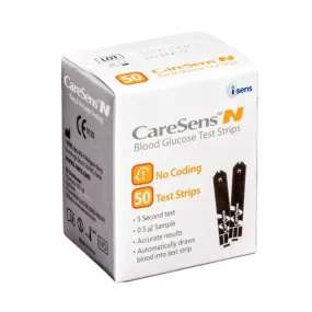 CareSens N Test Strips Blood Glucose  50 Pack
