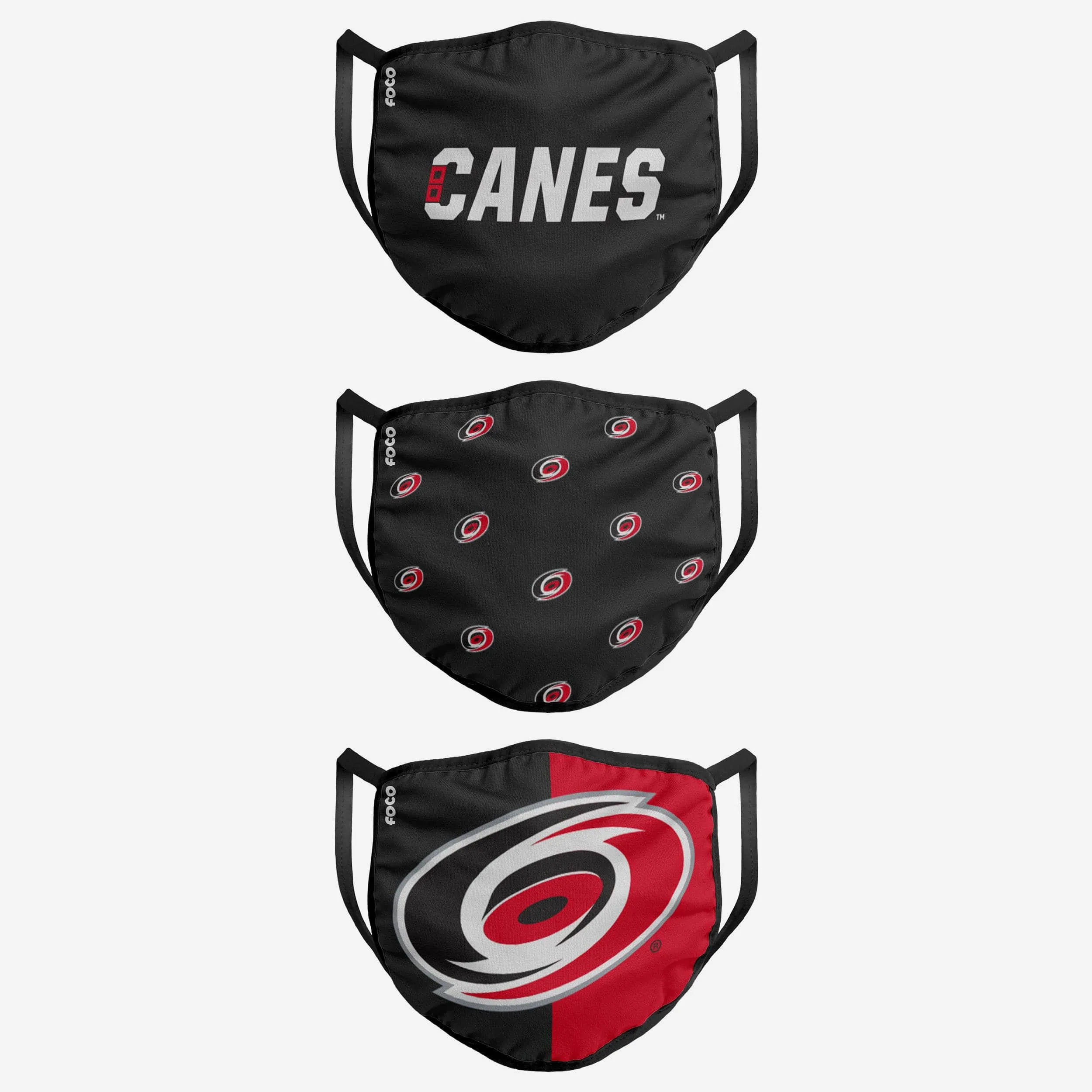 Carolina Hurricanes 3 Pack Face Cover
