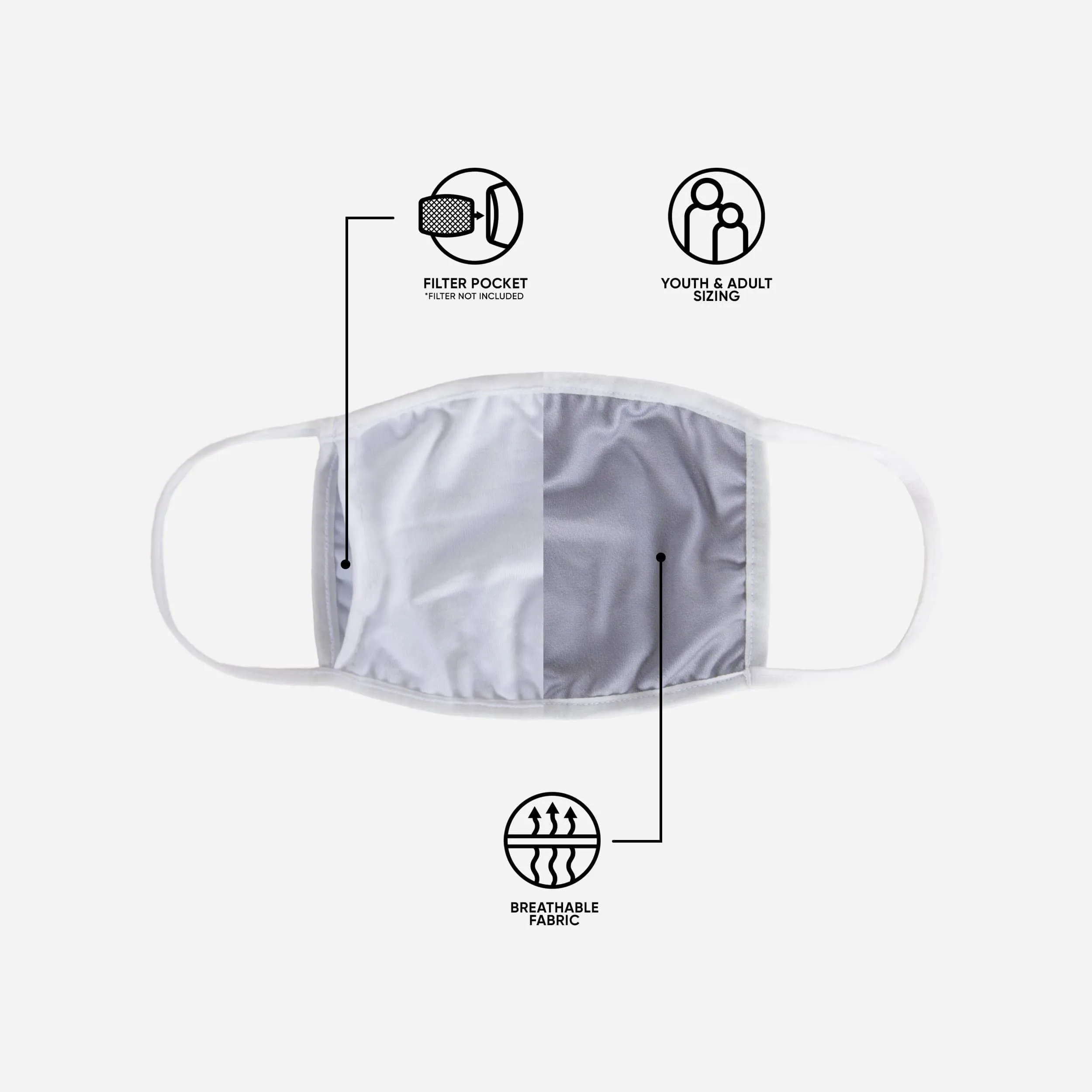 Carolina Hurricanes 3 Pack Face Cover