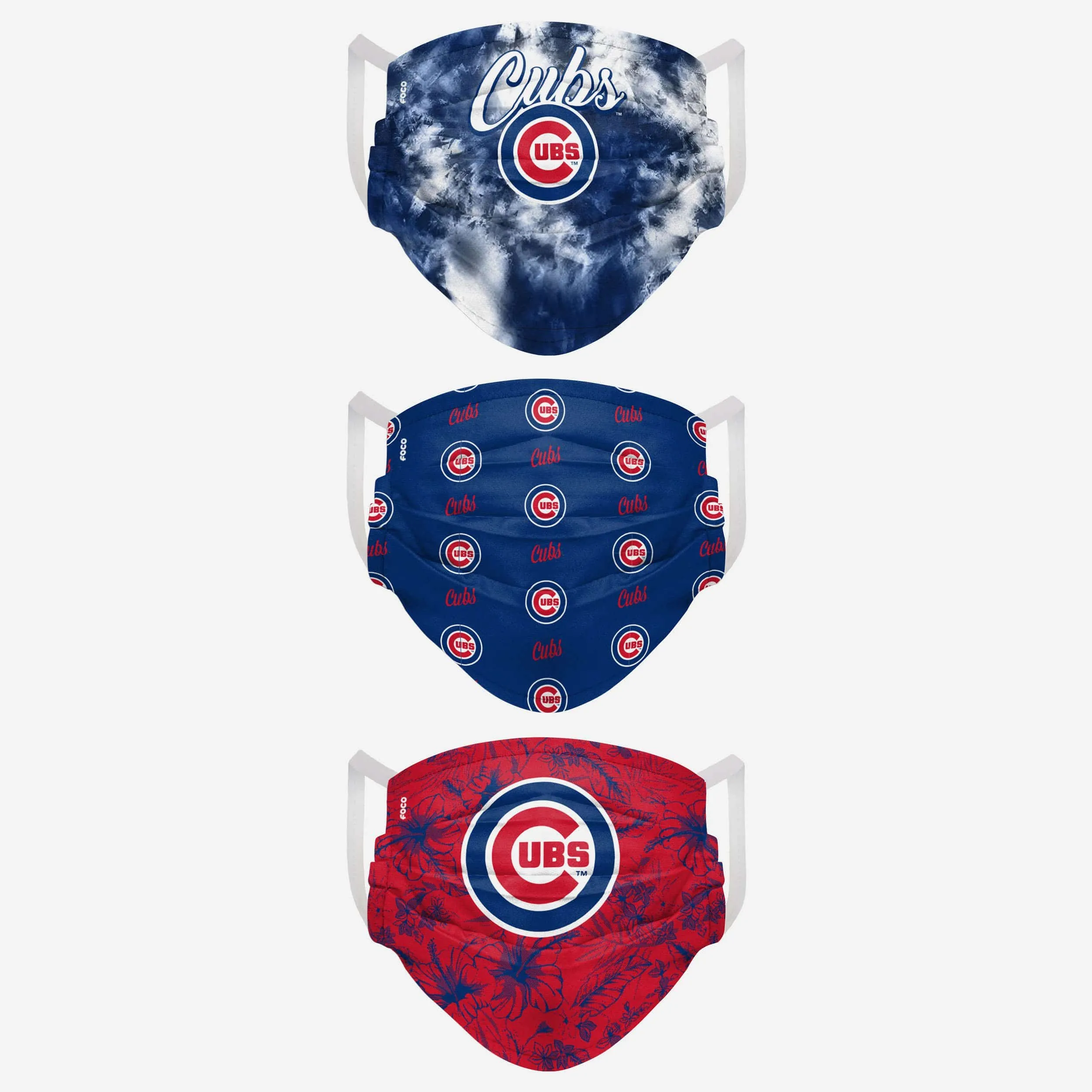 Chicago Cubs Womens Matchday 3 Pack Face Cover