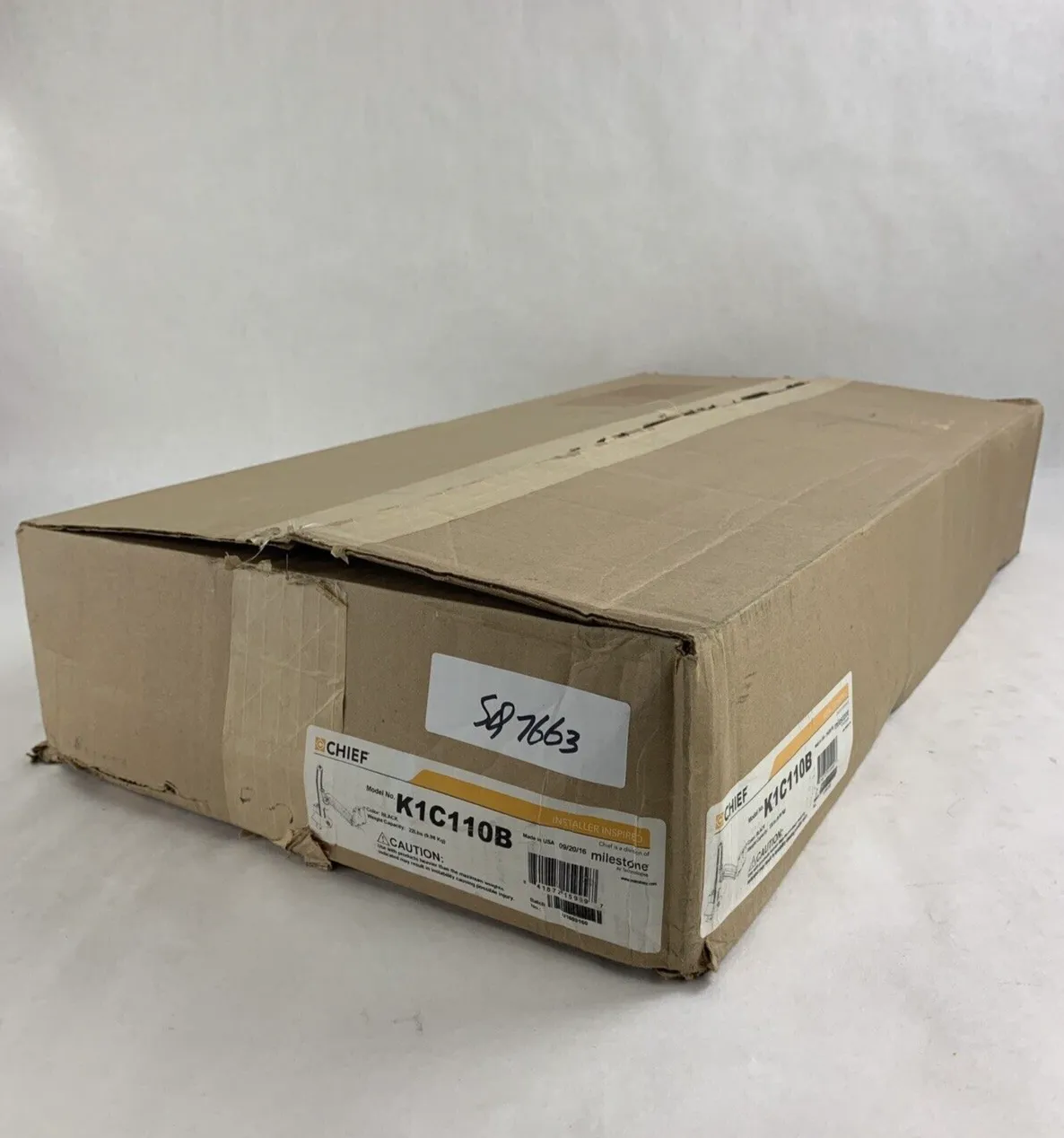 Chief K1C110B K1C Dynamic Column Monitor Mount Black New Open Box