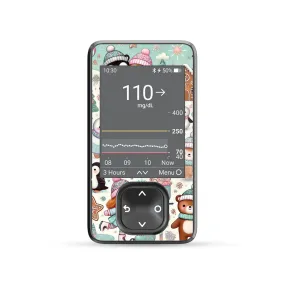Christmas Scene Sticker for DEXCOM G7 and G6 Touchscreen Receiver