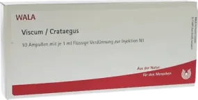 Chronic heart disease, pain with anxiety, treating high blood pressure, VISCUM CRATAEGUS ampoules
