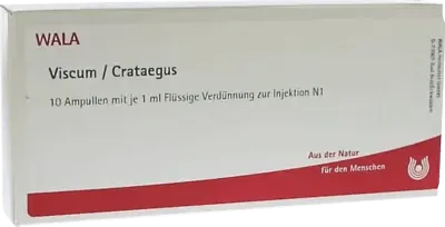 Chronic heart disease, pain with anxiety, treating high blood pressure, VISCUM CRATAEGUS ampoules