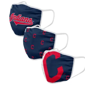 Cleveland Guardians MLB 3 Pack Face Cover