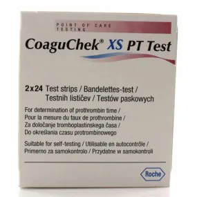 Coaguchek XS PT Test Strips x 48