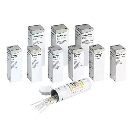 COMBUR 5 Test HC test strips determination of glucose, blood, protein